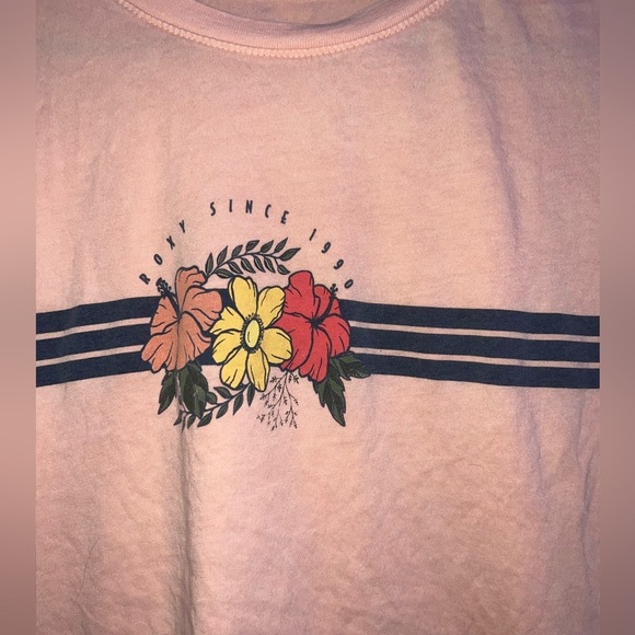Roxy Peach Tee - Picture 2 of 5